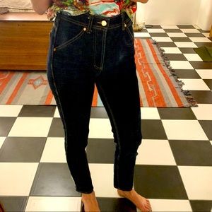 Topo Designs 5-Pocket Denim Jeans - Straight Leg, size 2